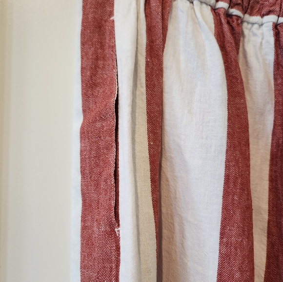 Madewell Size Small Huston Pull On Crop Pant with Bold Stripe - Picture 6 of 11